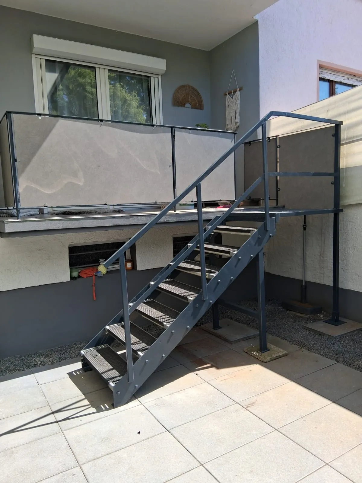 Außentreppe aus Stahl