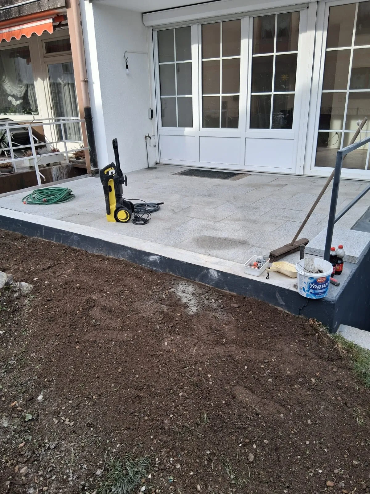 Terrasse neu verlegt